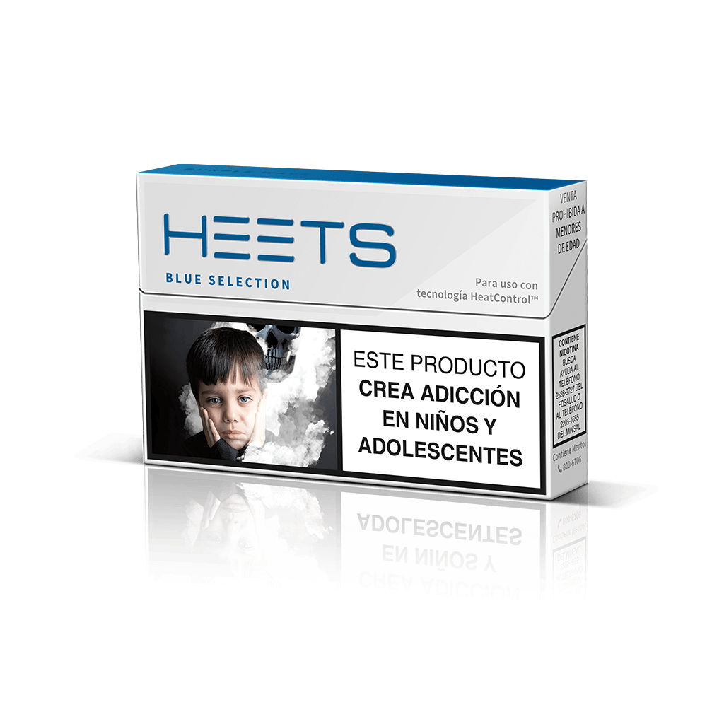 10 cajetillas de HEETS Blue Selection