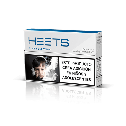 10 cajetillas de HEETS Blue Selection