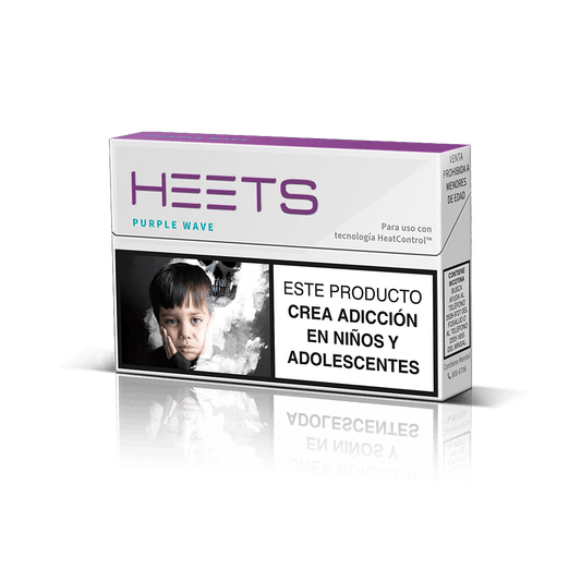 10 cajetillas de HEETS Purple Wave